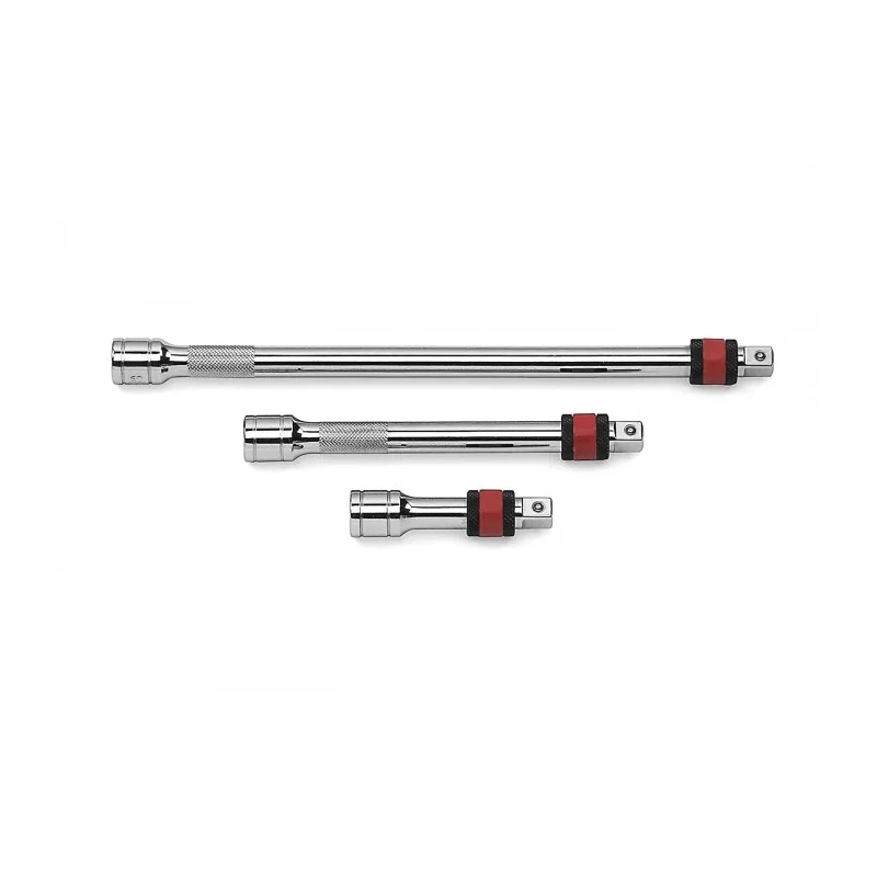 GearWrench 1/4 in Drive 3 Piece Locking Extension Set Polished Chrome Alloy Steel 81003