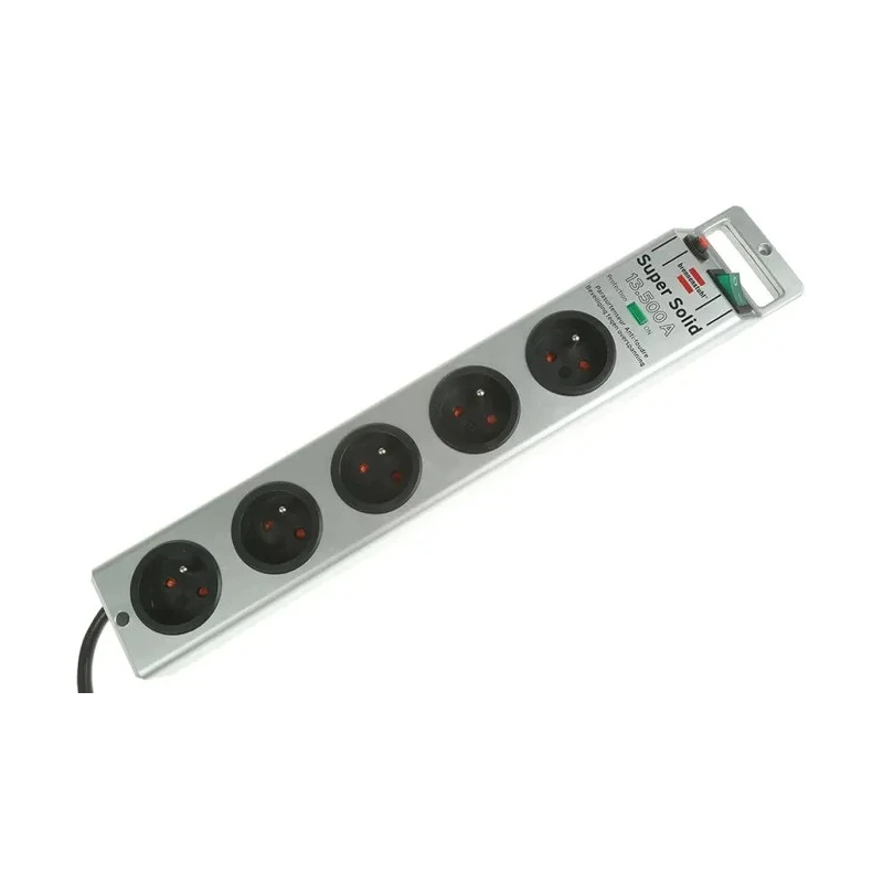 brennenstuhl 2.5 m 5 Socket Type E Extension Lead Extension Lead Kit, 230V, 13A, Polyvinyl Chloride Jacket, IP20 1153344315