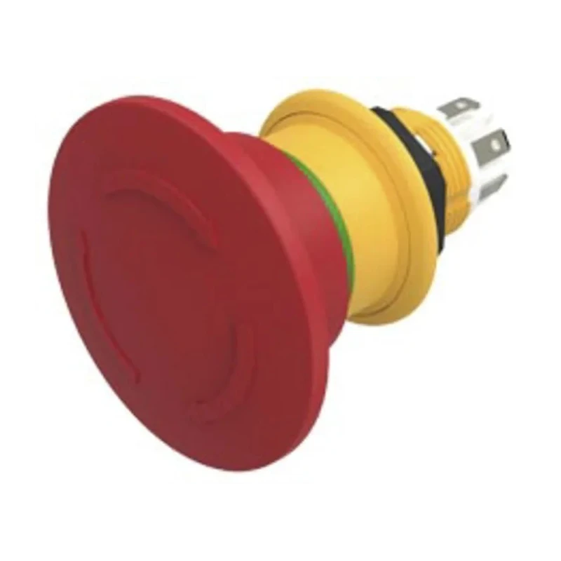 EAO 61 Compact Series Twist Release Emergency Stop Push Button Panel Mount 16mm Cutout 2 NC IP67 IP69K 61-6461.4057