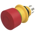 EAO Emergency Stop Push Button Panel Mount 16mm Cutout Twist Release 1 NO 2 NC IP69K IP67 61-6441.4087