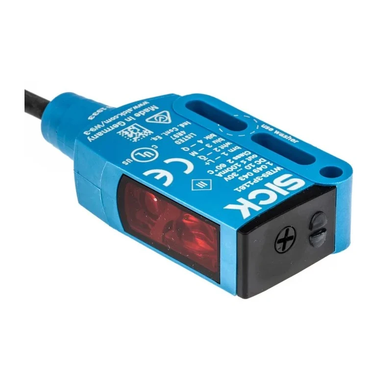 SICK Background Suppression Photoelectric Sensor, Block Sensor, Detection Range 20 mm to 350 mm, PNP Output WTB9-3P1161
