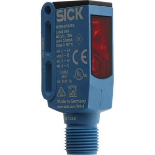 SICK Background Suppression Photoelectric Sensor, Block Sensor, 20 mm to 350 mm Detection Range, NPN/PNP Output WTB9-3P2461