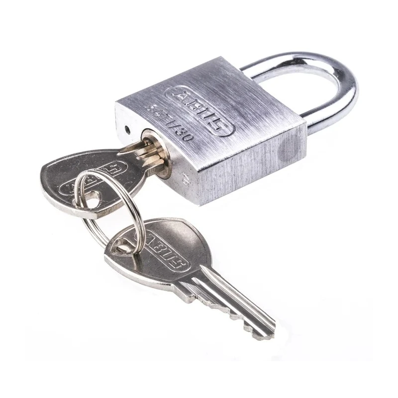 ABUS Key Titanium Weatherproof Padlock 5 mm Shackle Diameter, 30 mm Body Width 64TI/30