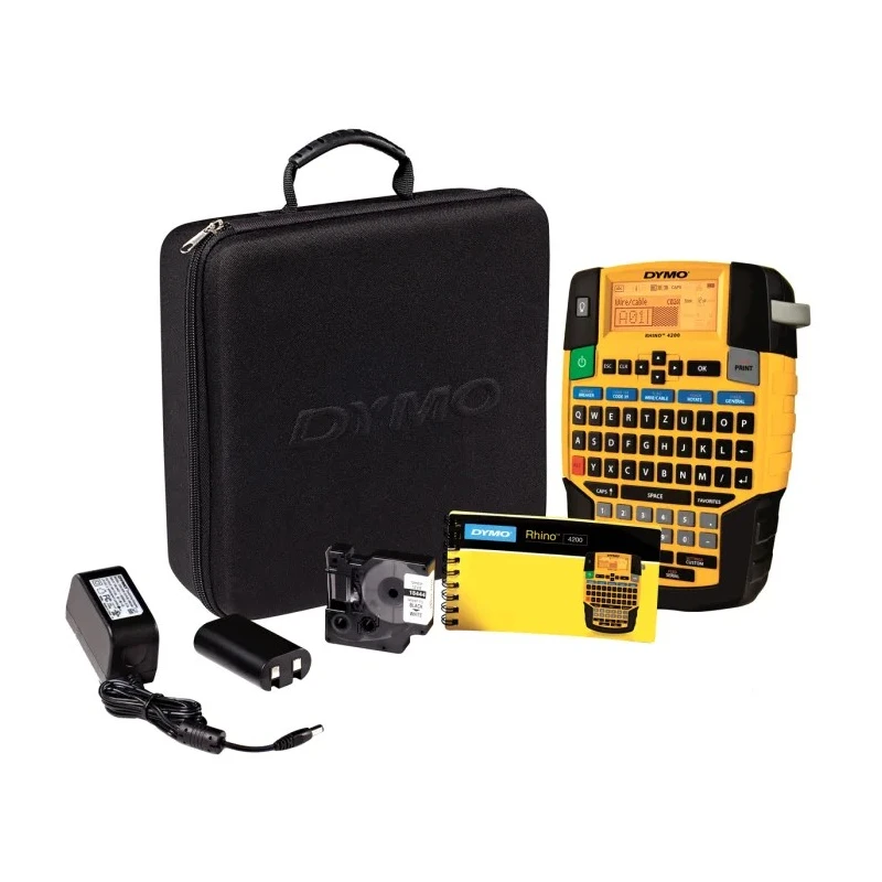Dymo Rhino 4200 Industrial Handheld Label Printer 19 mm Max Label Width, Manual Cutter, Type C Plug 1852998