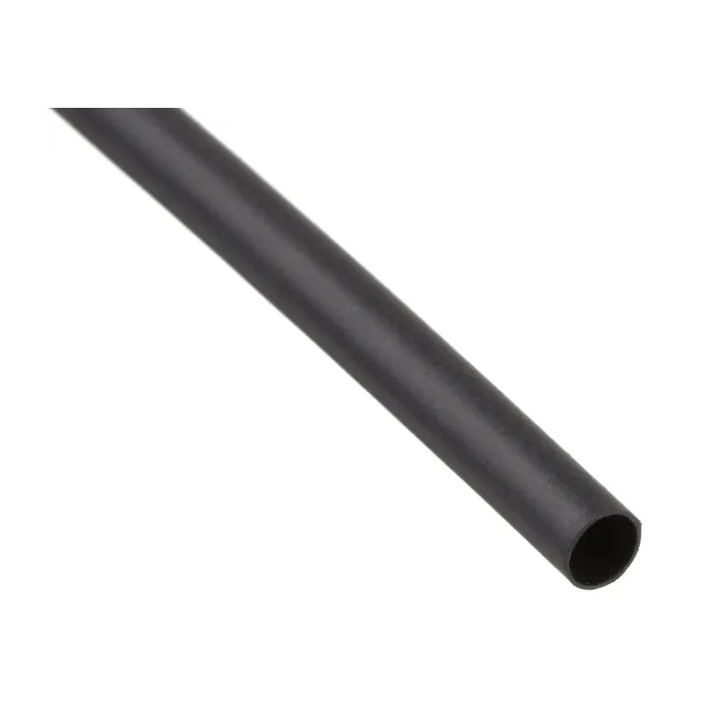 RS PRO Heat Shrink Tubing Black 3.2 mm Sleeve Diameter x 1.2 m Length 2:1 Shrink Ratio CGPT-3.2/1.6-0-STK