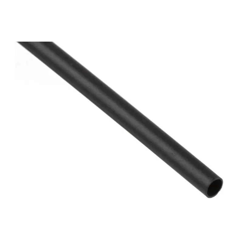 RS PRO Black Heat Shrink Tubing Polyolefin 2.4 mm Sleeve Diameter 1.2 m Length 2:1 Shrink Ratio CGPT-2.4/1.2-0-STK