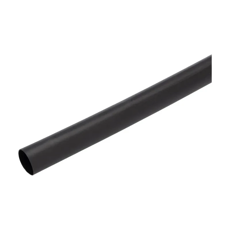 RS PRO TE Connectivity Heat Shrink Tubing Black 9.5 mm Sleeve Diameter x 1.2 m Length 2:1 Shrink Ratio CGPT-9.5/4.8-0-STK