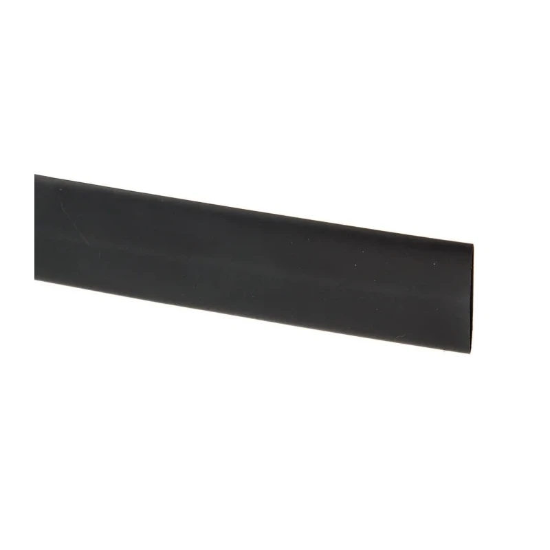 RS PRO Heat Shrink Tubing Black 19 mm Sleeve Diameter x 1.2 m Length 2:1 Shrink Ratio Polyolefin CGPT-19/9.5-0-STK