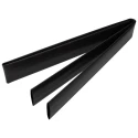 RS PRO Black Polyolefin Heat Shrink Tubing 25.4 mm Sleeve Diameter x 1.2 m Length 2:1 Shrink Ratio CGPT-25.4/12.7-0-STK