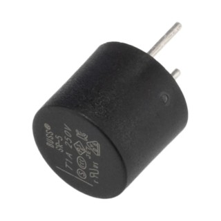 Eaton Radial Lead Time Delay Fuse 1A Current Rating 250V AC Voltage SR-5-1A-BK
