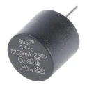 Eaton Non-Resettable Fuse Radial 200mA 250V AC Time Delay SR-5-200MA-BK
