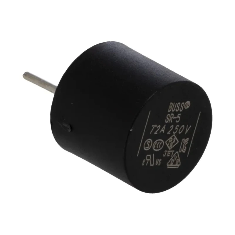 Eaton Non-Resettable Fuse Radial 2A 250V AC Time Delay SR-5-2A-BK