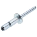 POP Steel Blind Rivet 6.4 mm Diameter 13.8 mm Length Dome Head Plain Finish SD895UG