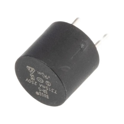 Eaton Radial Time Delay Fuse 315mA 250V AC SR-5-315MA-BK