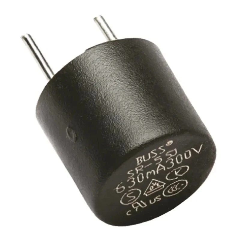 Eaton Non-Resettable Fuse Radial 4A 300V AC Plastic Body Time Delay SR-5H-4A-BK