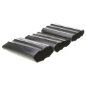 Alpha Wire Halogen Free Polyolefin Heat Shrink Tubing, Black 63.5 mm Sleeve Diameter x 152 mm Length 5.6:1 F62121/2 BK072