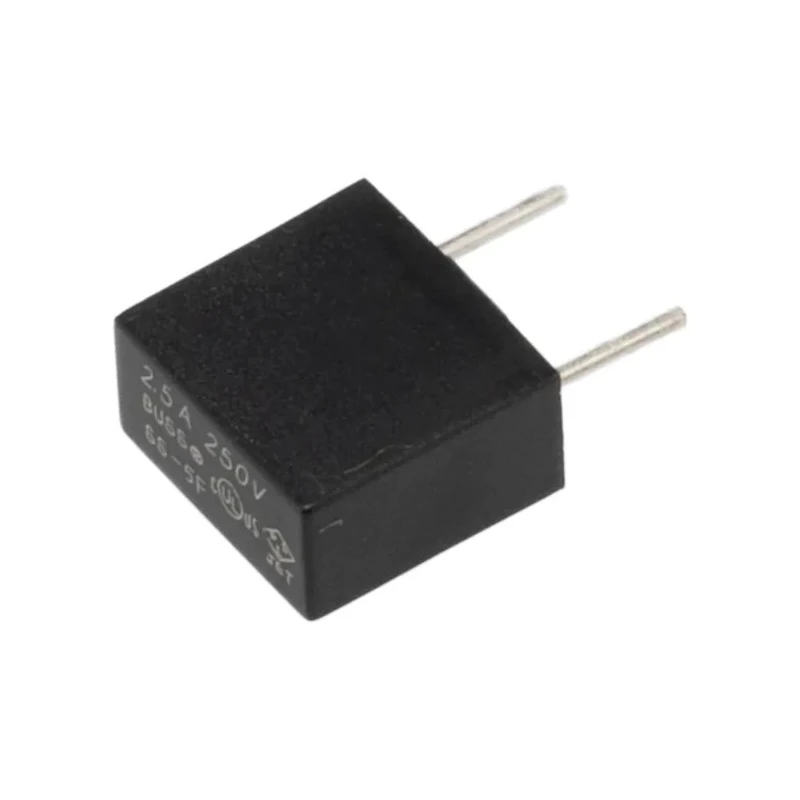 Eaton Fuse Radial 2.5A 250V AC Fast Acting Plastic Body SS-5F-2-5A-BK