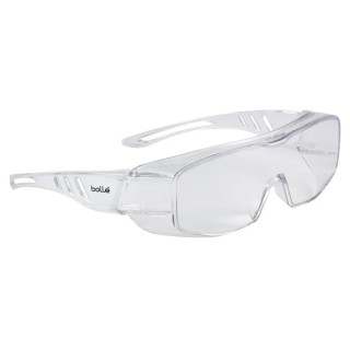 Bolle Safety Overlight Safety Glasses Clear Polycarbonate Lens UV Protection Anti-Mist Scratch Resistant OVLITLPSI