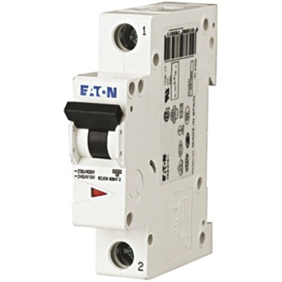 Eaton xEffect Miniature Circuit Breaker 1-Pole 32A Type B 400V AC 6 kA Breaking Capacity 239025 FAZ6-B32/1