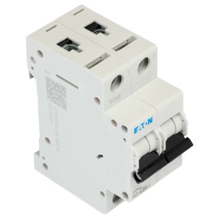 Moeller xEffect Miniature Circuit Breaker 2-Pole 20A Type C 400V AC 6 kA Breaking Capacity 239104 FAZ6-C20/2