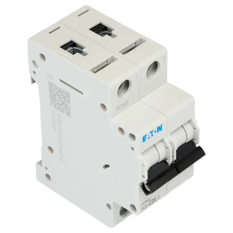 Moeller xEffect Miniature Circuit Breaker 2-Pole 20A Type C 400V AC 6 kA Breaking Capacity 239104 FAZ6-C20/2