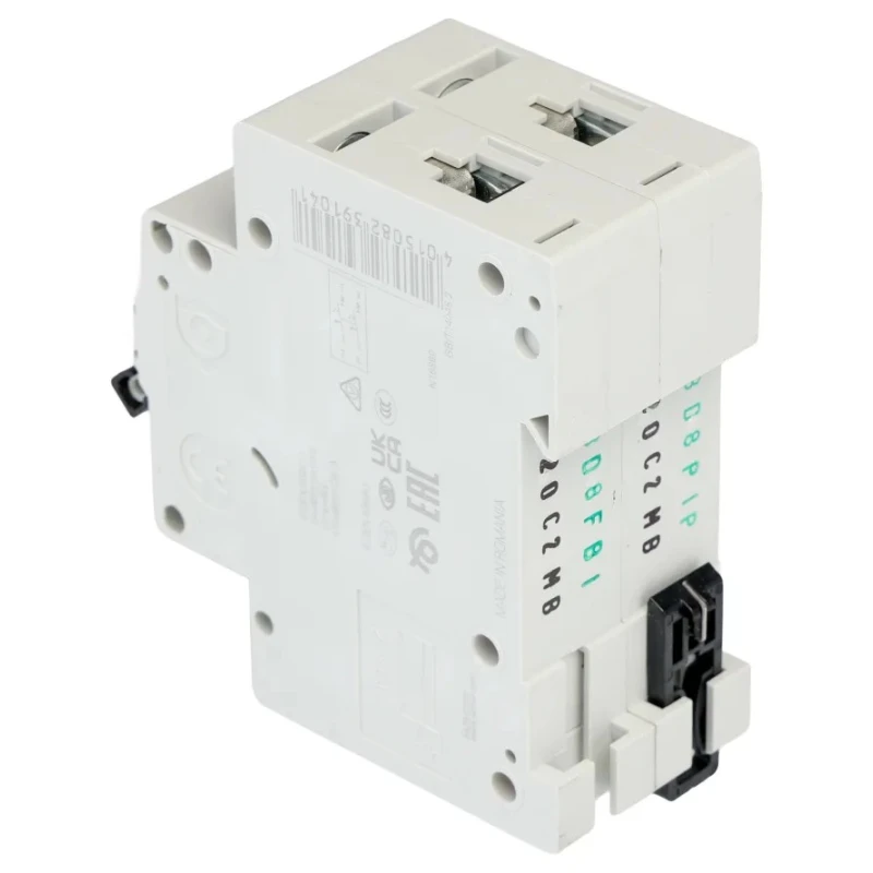 Moeller xEffect Miniature Circuit Breaker 2-Pole 20A Type C 400V AC 6 kA Breaking Capacity 239104 FAZ6-C20/2