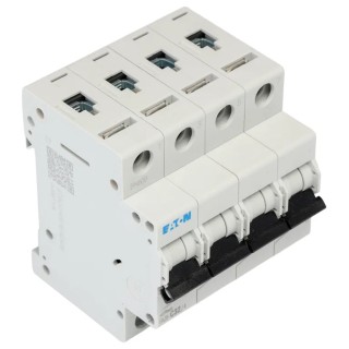 Eaton xEffect Miniature Circuit Breaker, 4-Pole, 32A, Type C, 400V AC, 6 kA Breaking Capacity FAZ6