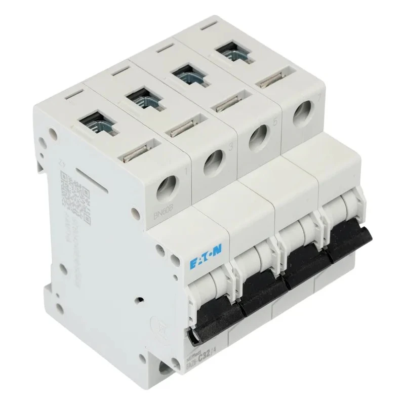 Eaton xEffect Miniature Circuit Breaker, 4-Pole, 32A, Type C, 400V AC, 6 kA Breaking Capacity FAZ6
