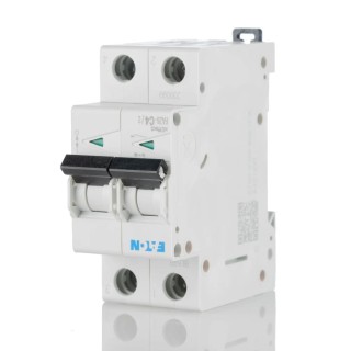 RS PRO xEffect Miniature Circuit Breaker 2-Pole 4A Type C 400V AC 6 kA Breaking Capacity FAZ6