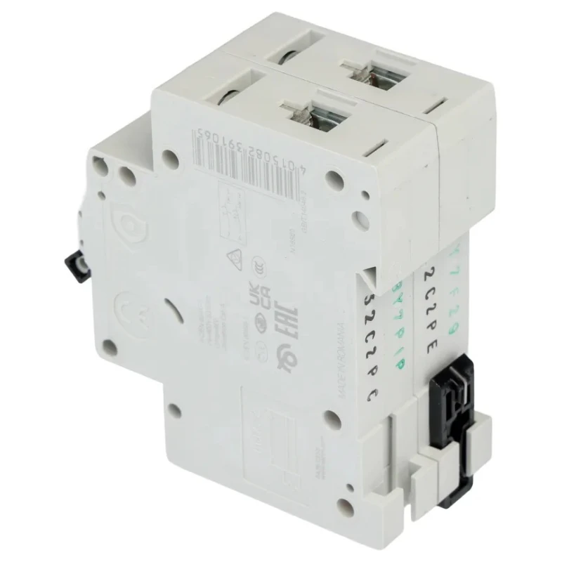 Eaton xEffect Miniature Circuit Breaker, 2-Pole, 32A, Type C, 400V AC, 6 kA Breaking Capacity 239106 FAZ6-C32/2