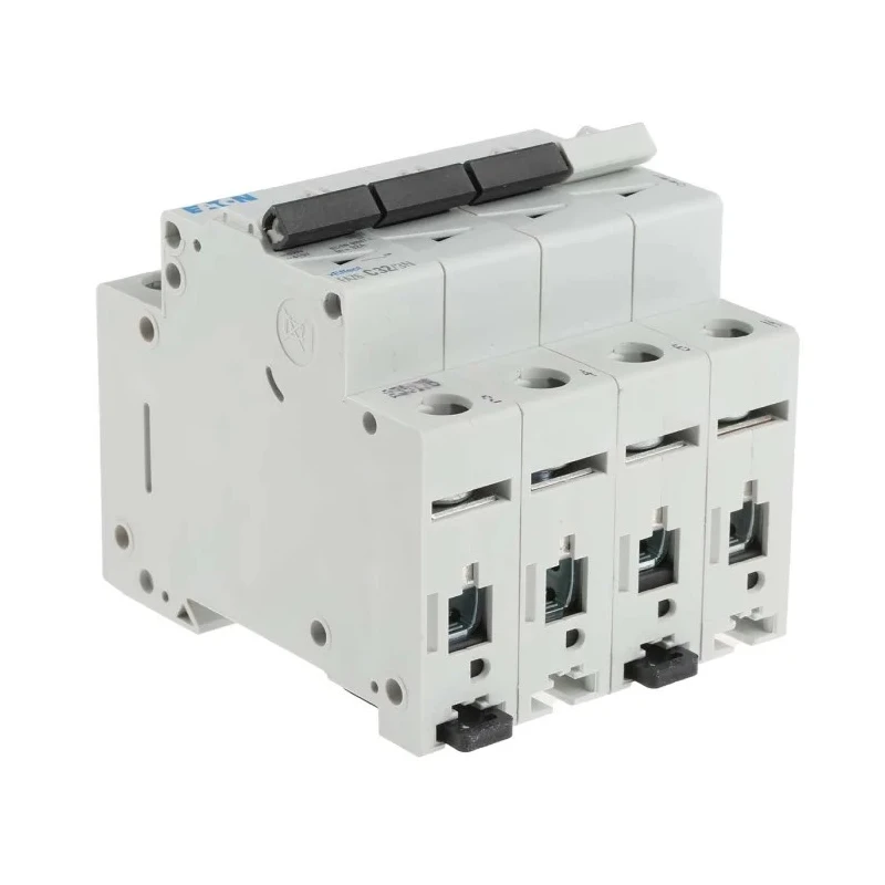Eaton xEffect Miniature Circuit Breaker 4-Pole 32A Type C 400V AC 6kA Breaking Capacity FAZ6