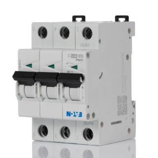 Moeller xEffect Miniature Circuit Breaker, 3-Pole, 32A, Type C Tripping, 400V ac, 6kA Breaking Capacity 239151 FAZ6-C32/3