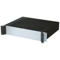 METCASE 2U 19 in Rack Mount Case Combimet Ventilated Aluminium Chassis 365mm Depth M6219269