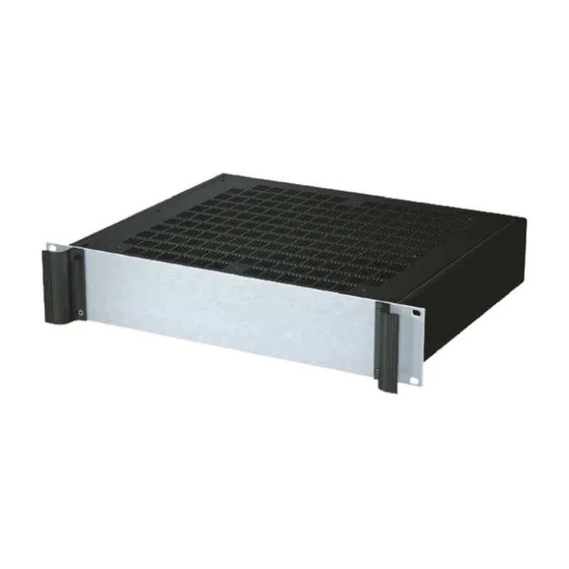 METCASE 2U 19 in Rack Mount Case Combimet Ventilated Aluminium Chassis 365mm Depth M6219269