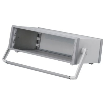 METCASE 3 U 19 in Rack Mount Instrument Case Ventilated Aluminium Grey 516.3 mm x 157.3 mm x 350 mm M6019315
