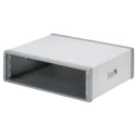 METCASE 3U 19 in Ventilated Aluminium Rack Mount Case Grey M6019325