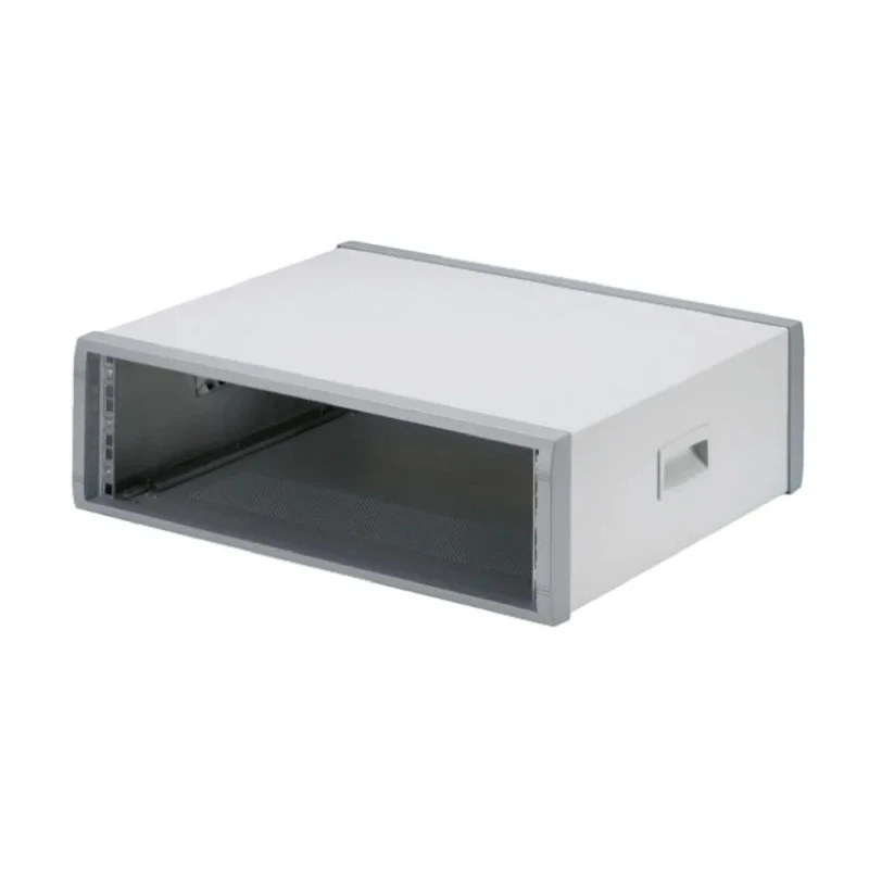 METCASE 3U 19 in Ventilated Aluminium Rack Mount Case Grey M6019325