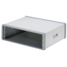METCASE 3U 19 in Ventilated Aluminium Rack Mount Case Grey M6019325