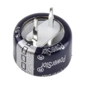 Eaton 0.22 F 5.5V dc Through Hole Supercapacitor, Polar, -20 to 80% Tolerance KW-5R5C224-R