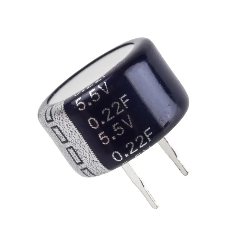 Eaton 0.22 F 5.5 V dc Polar Through Hole Supercapacitor Coin Package -20 to 80 % Tolerance KW-5R5C224-R