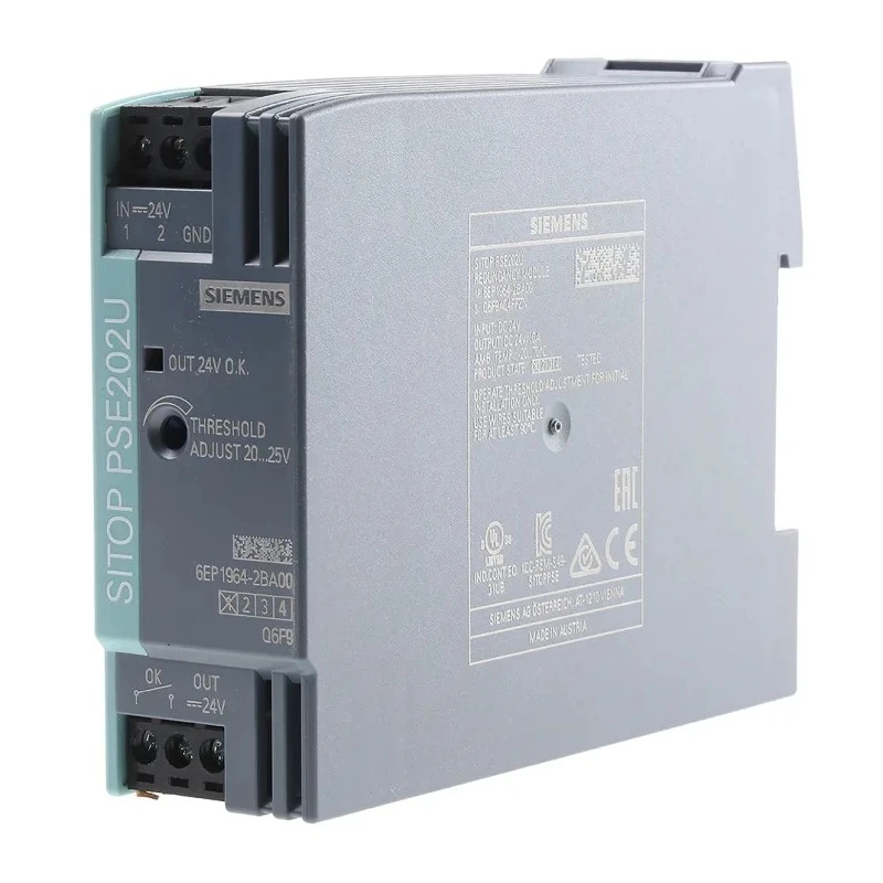 Siemens Redundancy Module for use with SITOP Power Supplies SITOP PSE202U Series 6EP1964-2BA00