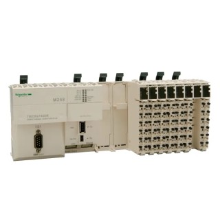 Schneider Electric Modicon M258 Series PLC CPU with 26 Digital Inputs, 16 Digital Outputs, 7 Communication TM258LF42DR