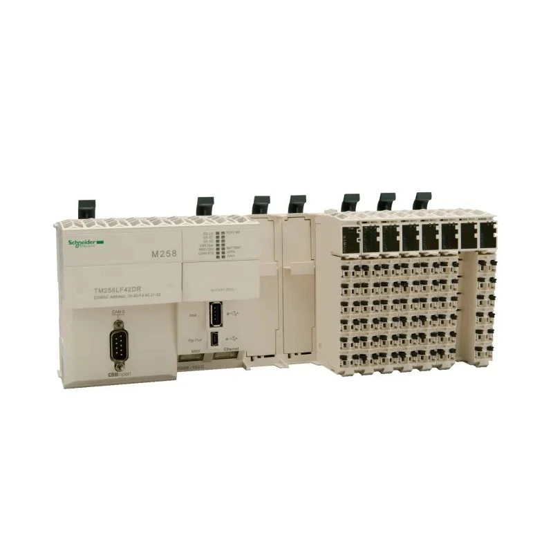 Schneider Electric Modicon M258 Series PLC CPU with 26 Digital Inputs, 16 Digital Outputs, 7 Communication TM258LF42DR
