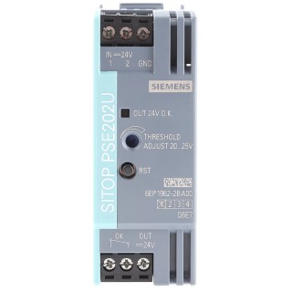 Siemens Redundancy Module Accessory with Spring Loaded Terminal for SITOP Power Supplies SITOP PSE202U Series 6EP1962-2BA00