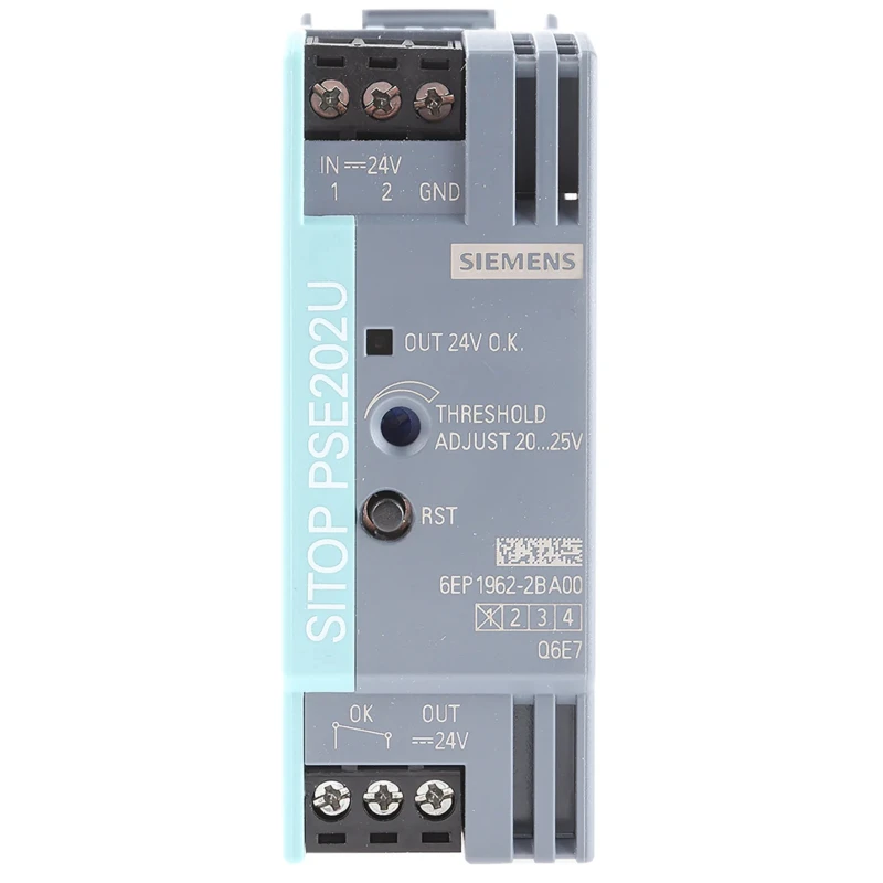 Siemens Redundancy Module Accessory with Spring Loaded Terminal for SITOP Power Supplies SITOP PSE202U Series 6EP1962-2BA00