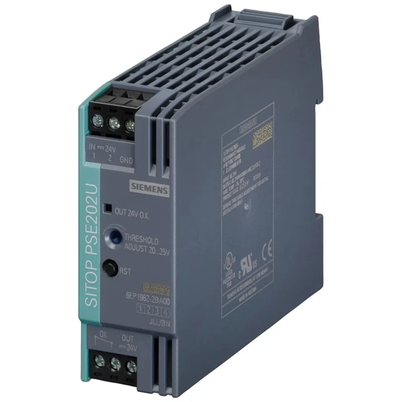 Siemens Redundancy Module Accessory with Spring Loaded Terminal for SITOP Power Supplies SITOP PSE202U Series 6EP1962-2BA00