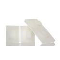HellermannTyton Natural Polyamide 66 Cable Clip 5 mm Max Bundle Diameter Self-Adhesive 19 x 19 x 6 mm RB5-PA66-NA