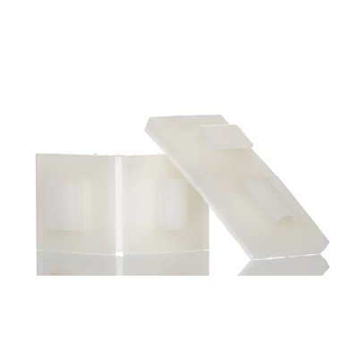 HellermannTyton Natural Polyamide 66 Cable Clip 5 mm Max Bundle Diameter Self-Adhesive 19 x 19 x 6 mm RB5-PA66-NA