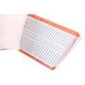 SES Sterling Cable Marker Book White Pre-printed 0-9 Adhesive TEV Vinyl Covered Cotton 32.5mm x 5mm 80N/cm 03050110000