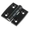 RS Pro Matt Fibreglass Reinforced Nylon Butt Hinge with Fixed Pin Screw Fixing 30mm x 30mm x 3mm 770-3006